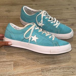 Blue Suede Converse